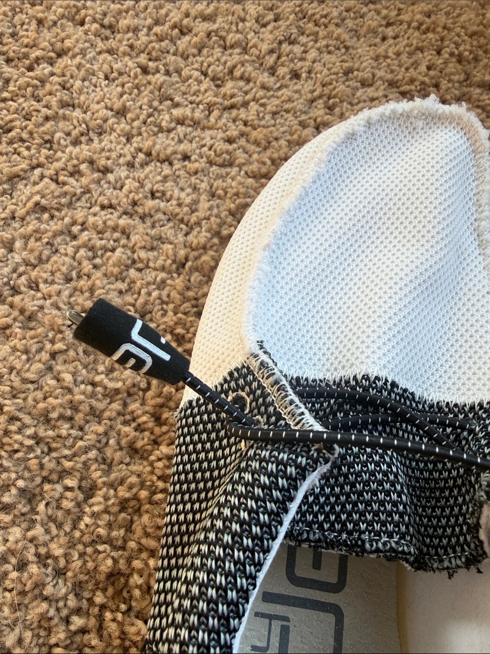 Hey Dude Wally Sox Funk Black Ice White and Black Wally Boat Shoes Size 7 - Picture 9 of 11